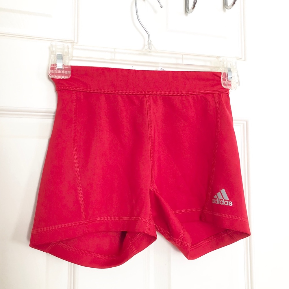 Adidas Shorts in Bright Red